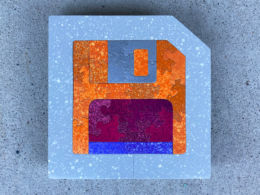 Three Point Five (Orange/Light Grey)