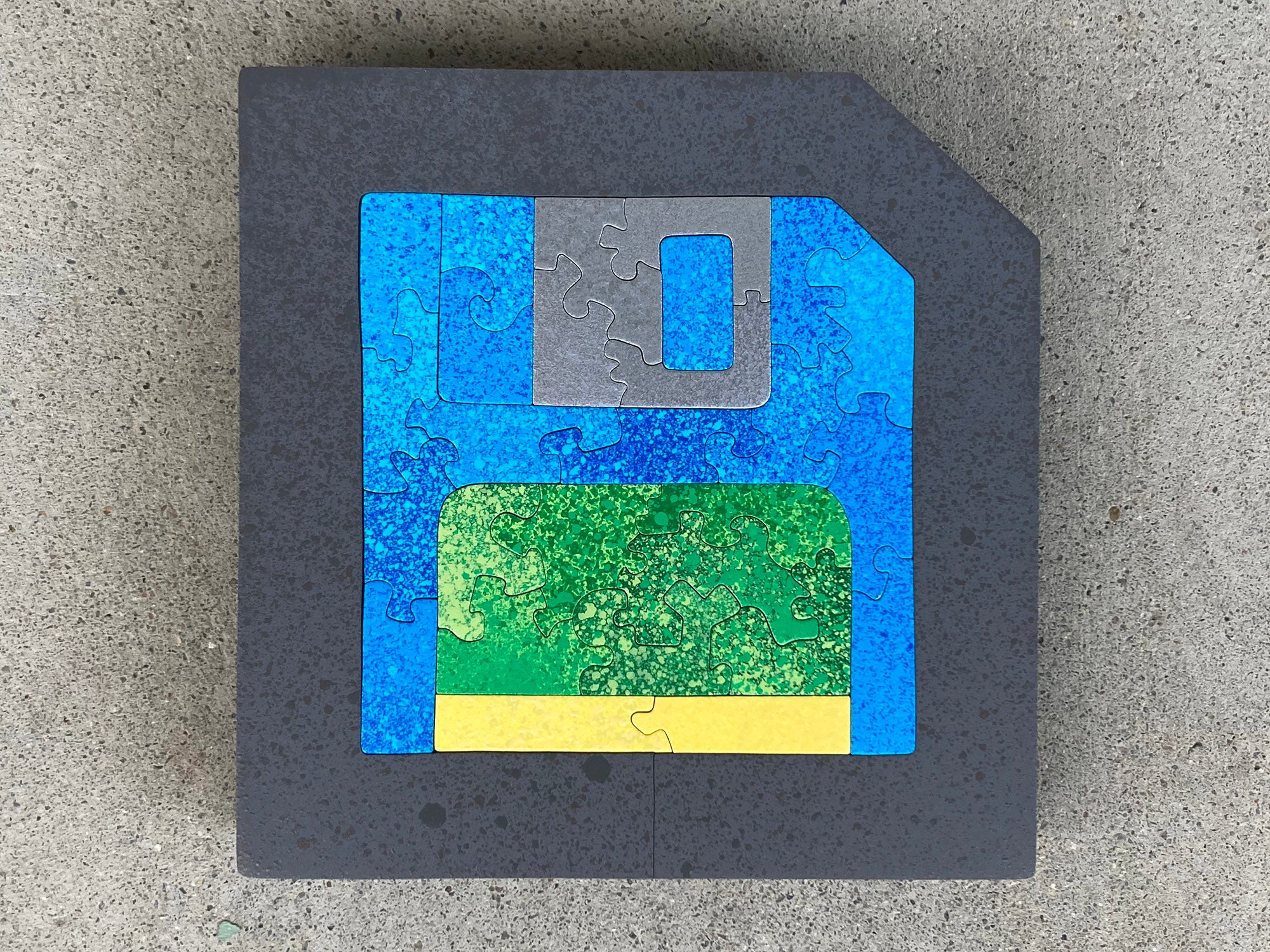 Three Point Five (Blue/Dark Grey)