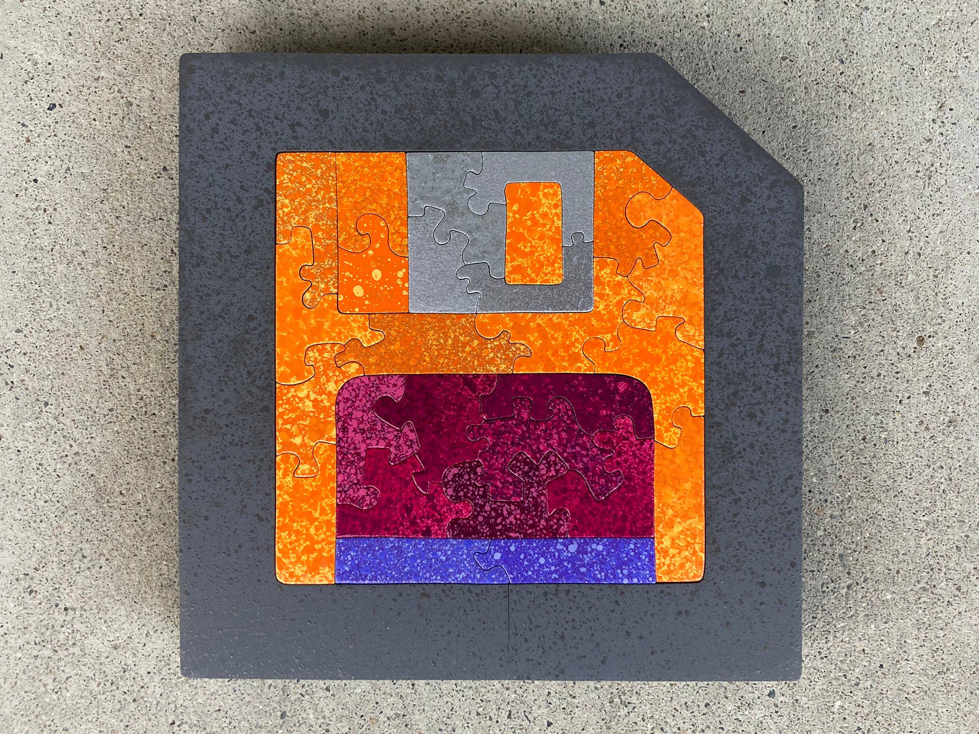 Three Point Five (Orange/Dark Grey)
