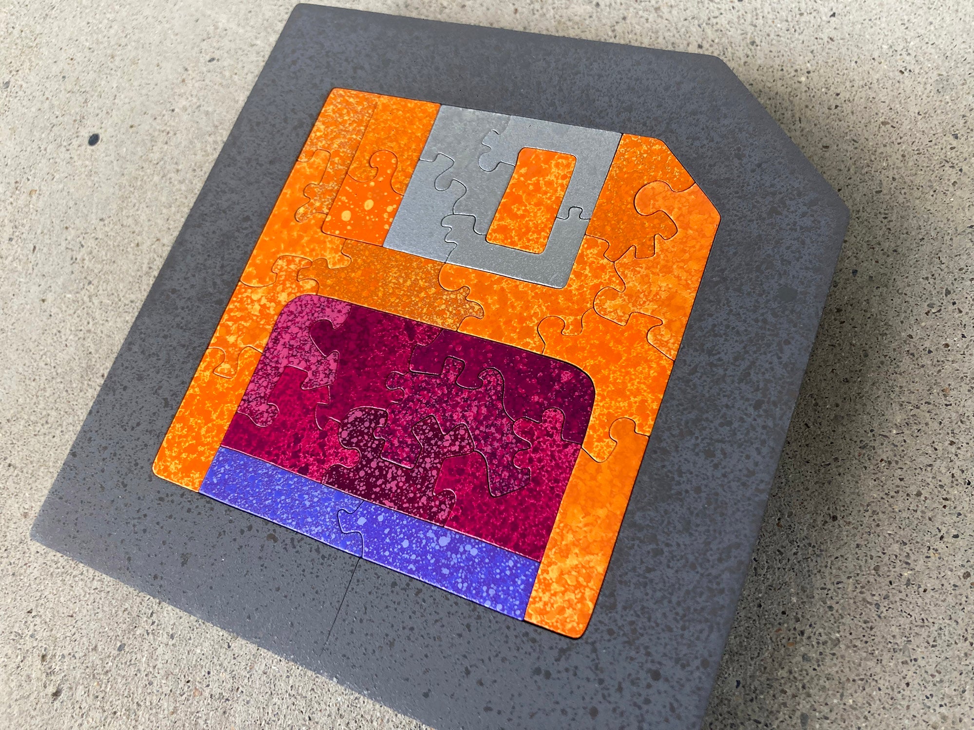 Three Point Five (Orange/Dark Grey)