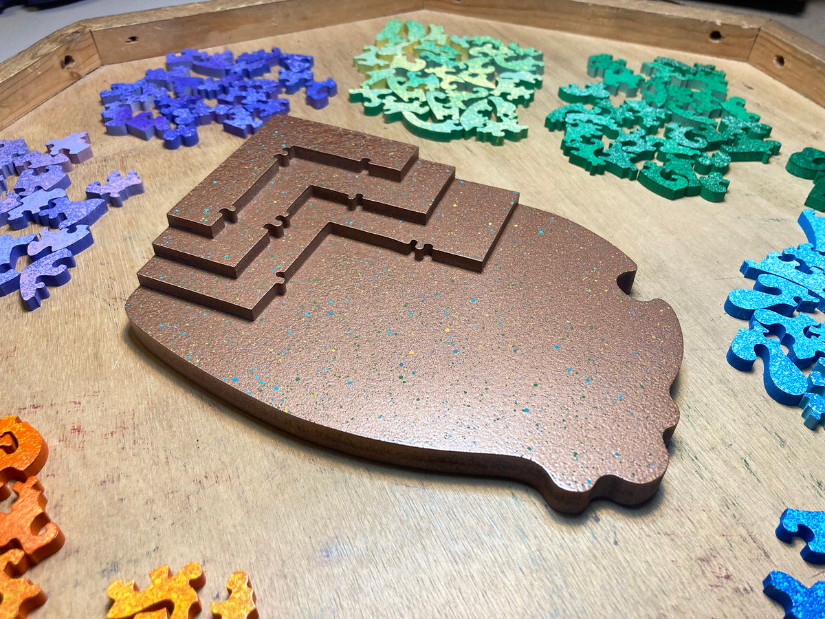 Floral Cascade (Oxidized Copper)