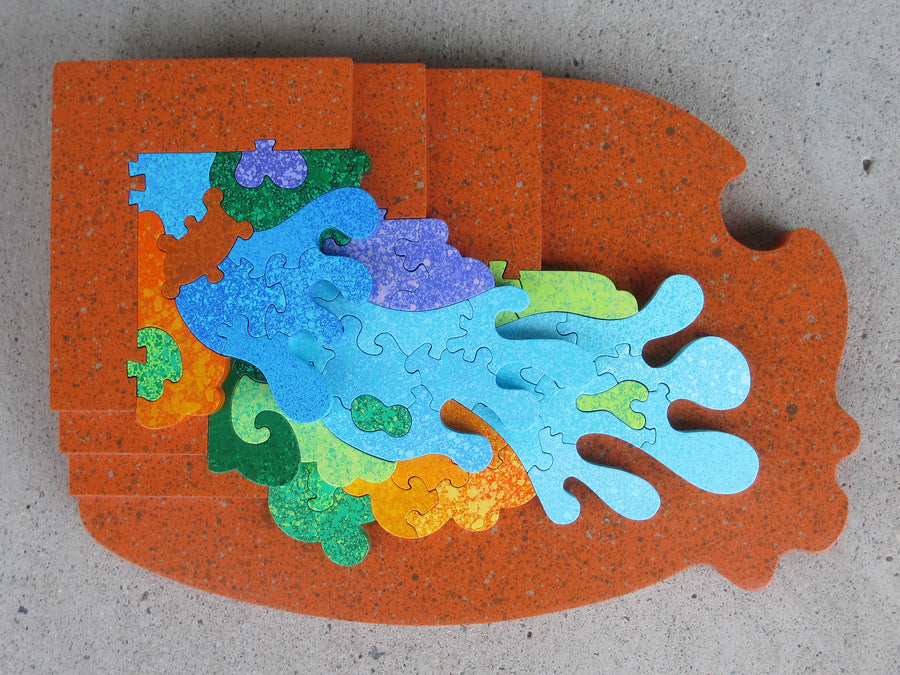 Floral Cascade (Terracotta)