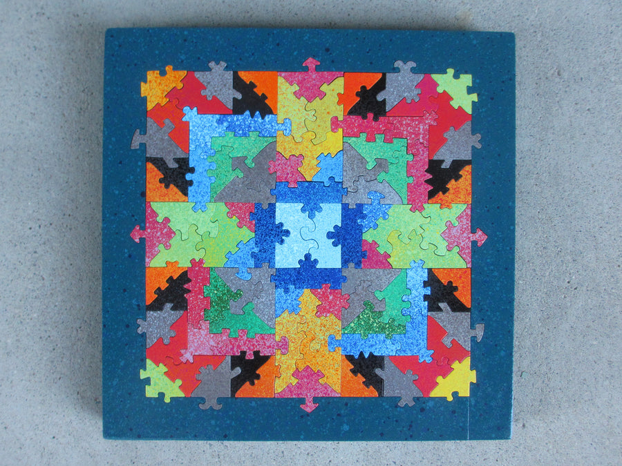 Quilted Moonshine (Deep Turquoise)