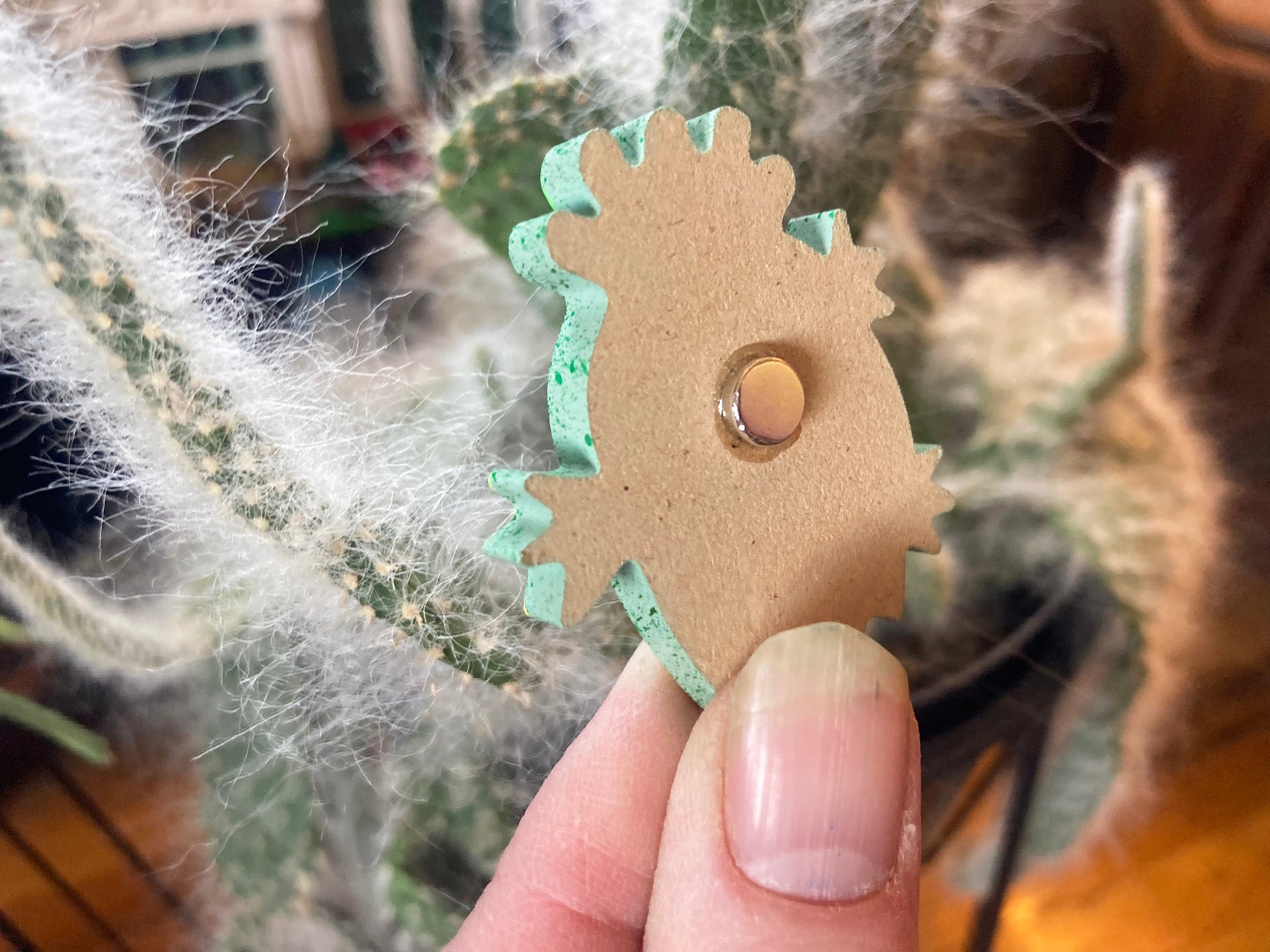 Lucky Cactus Magnet 4-Pack